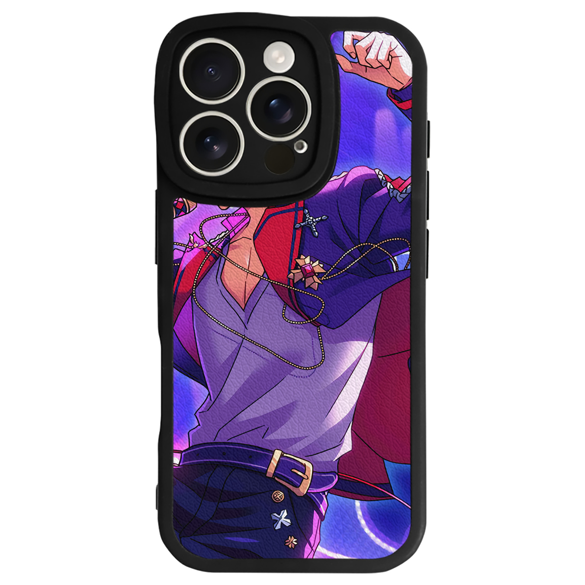 （画像用） あんさんぶるスターズ! Ensemble Stars 【iPhone 16シリーズ対応】シリコンスマホケース（レザー調） 材質：シリコン